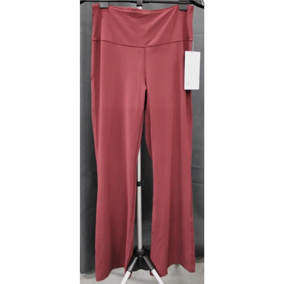 Lululemon Groove Shr Nulu Flared Pants Red Merlot Size 10
