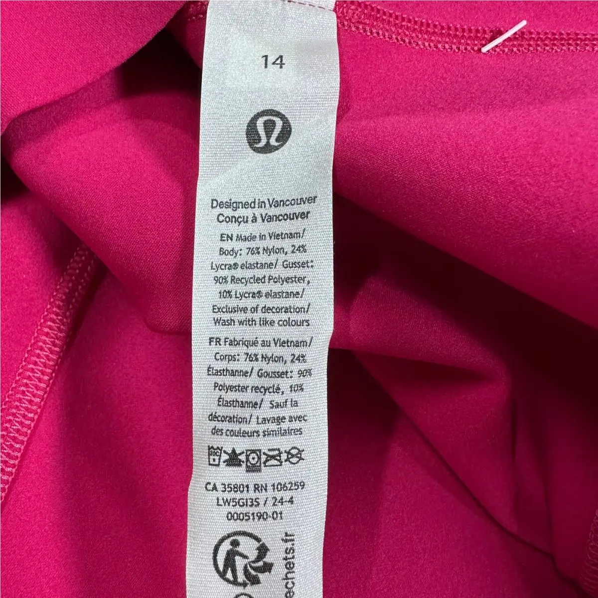 Lululemon clothing - Pink 5