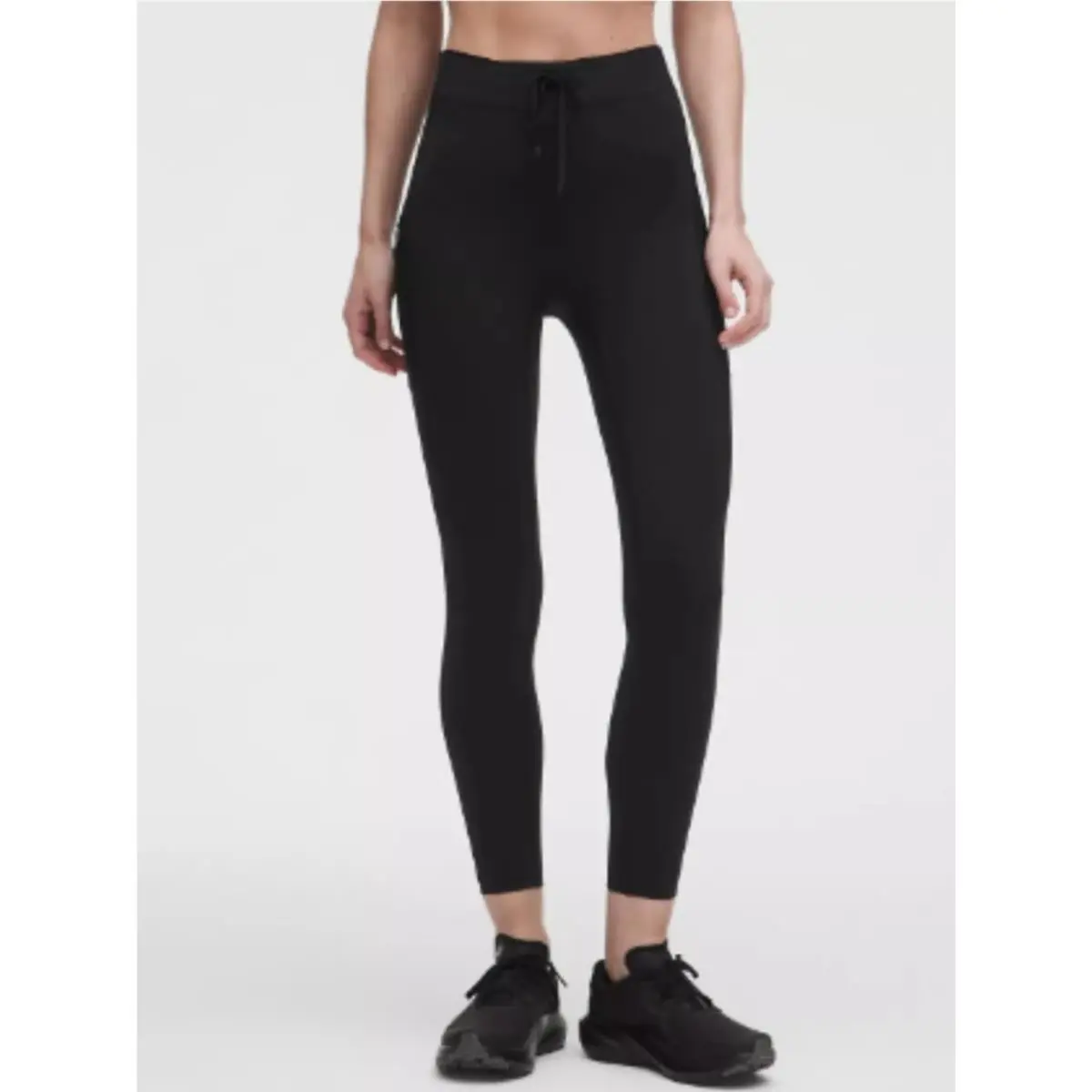 Lululemon No Line High-rise Running Tight 25 Size 0 Black Running Pockets