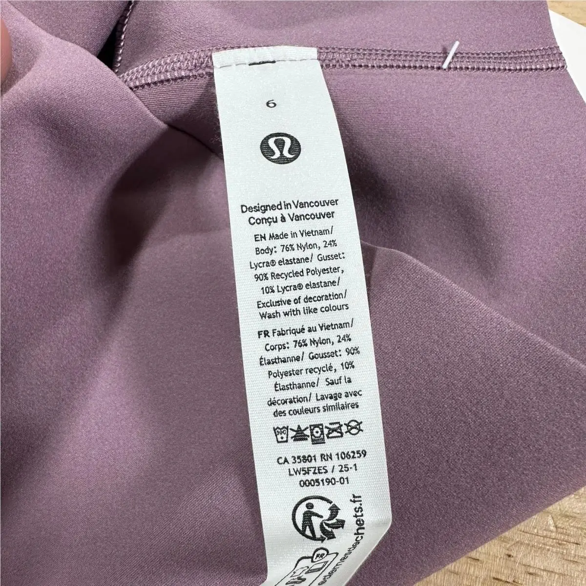 Lululemon clothing - Purple 3