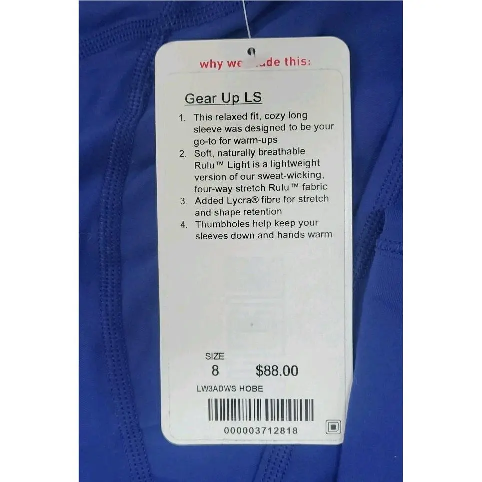 Lululemon clothing - Blue 4