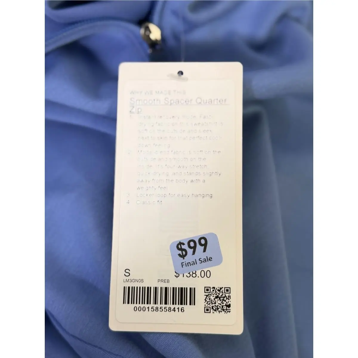 Lululemon clothing - Blue 1