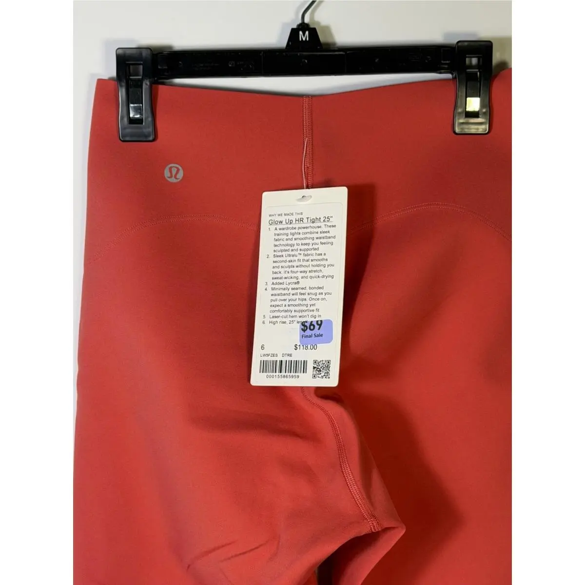Lululemon clothing - Red 1