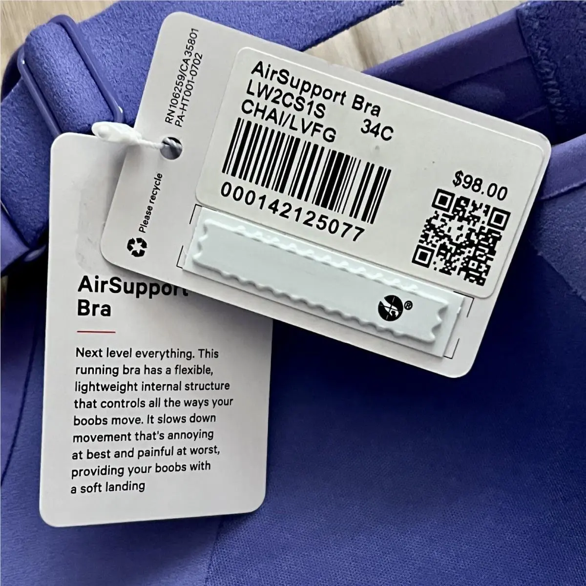 Lululemon clothing - Charged Indigo/Lavender Fog 2