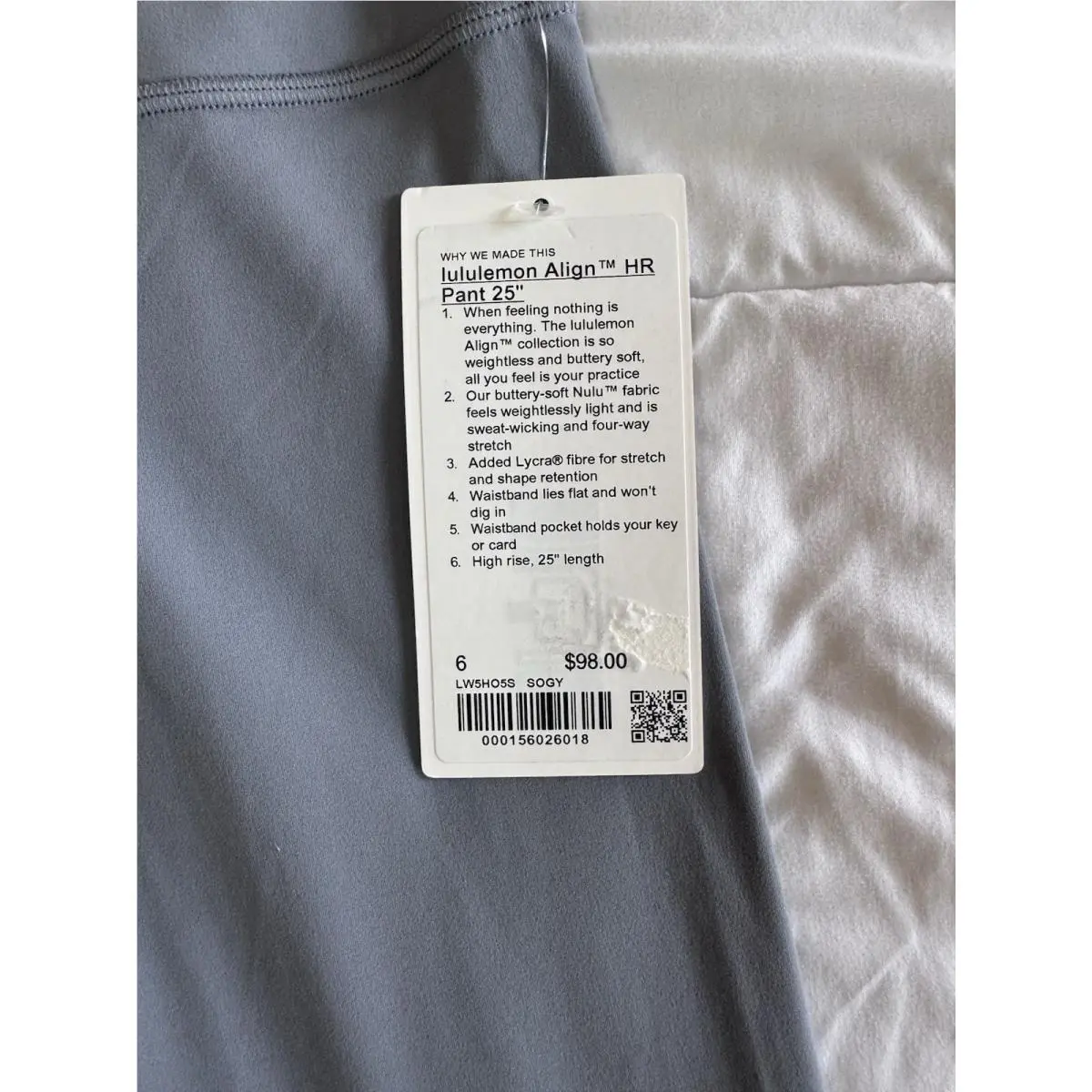 Lululemon clothing - Gray 1