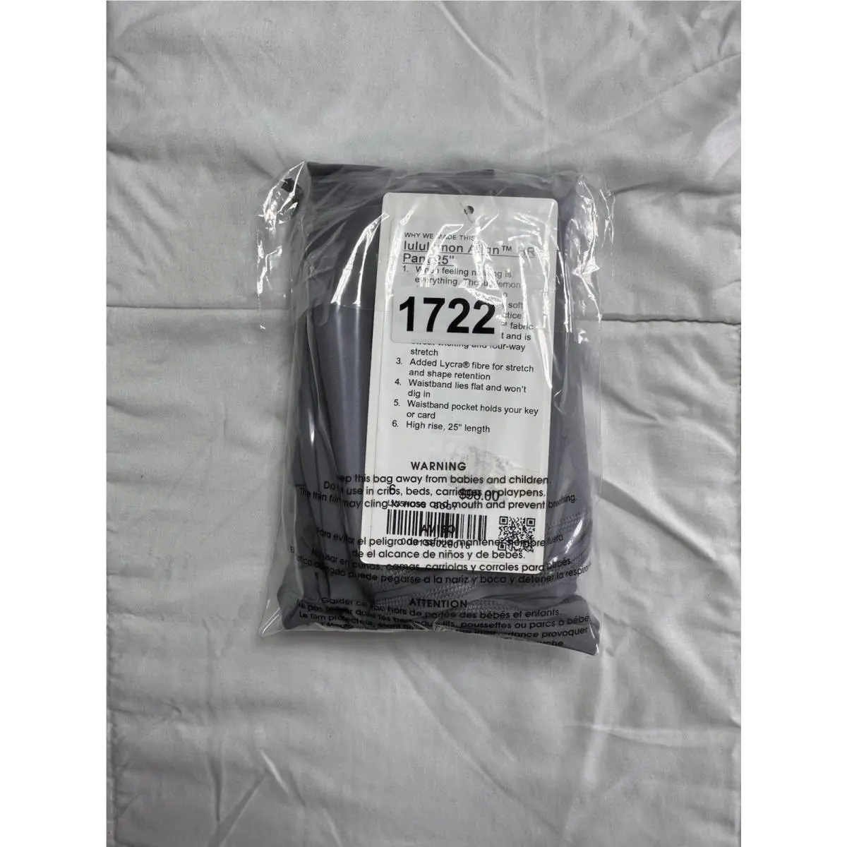 Lululemon clothing - Gray 7