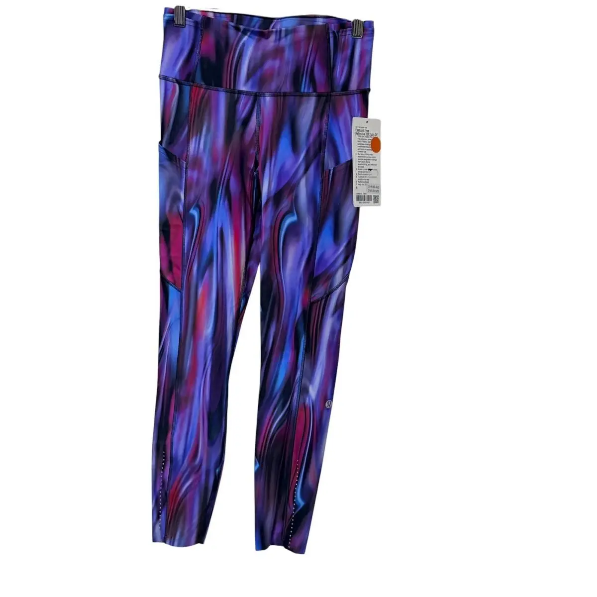 Lululemon Fast and Free Reflective HR Tight 25 Cosmic Borealis Multi Size 6