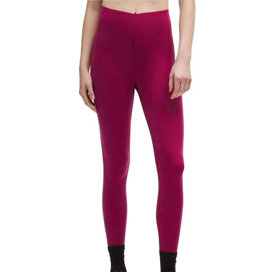 Lululemon Glow Up Super-high-rise Tight 25 Magenta Smoke Size 6 Sculpted