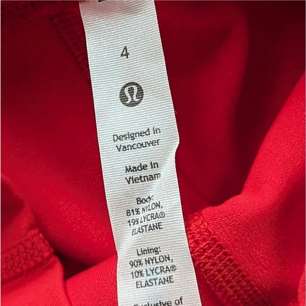 Lululemon clothing - Red 1