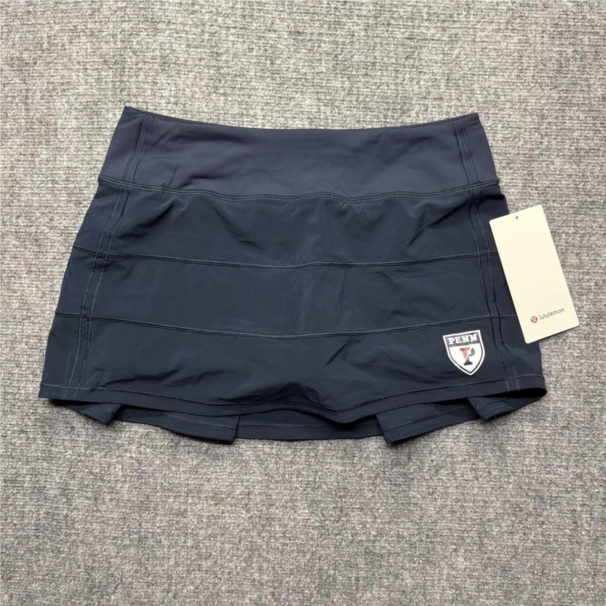 Lululemon Pace Rival MR Skirt Womens 6 True Navy Upenn LW8A78R Tennis Prep