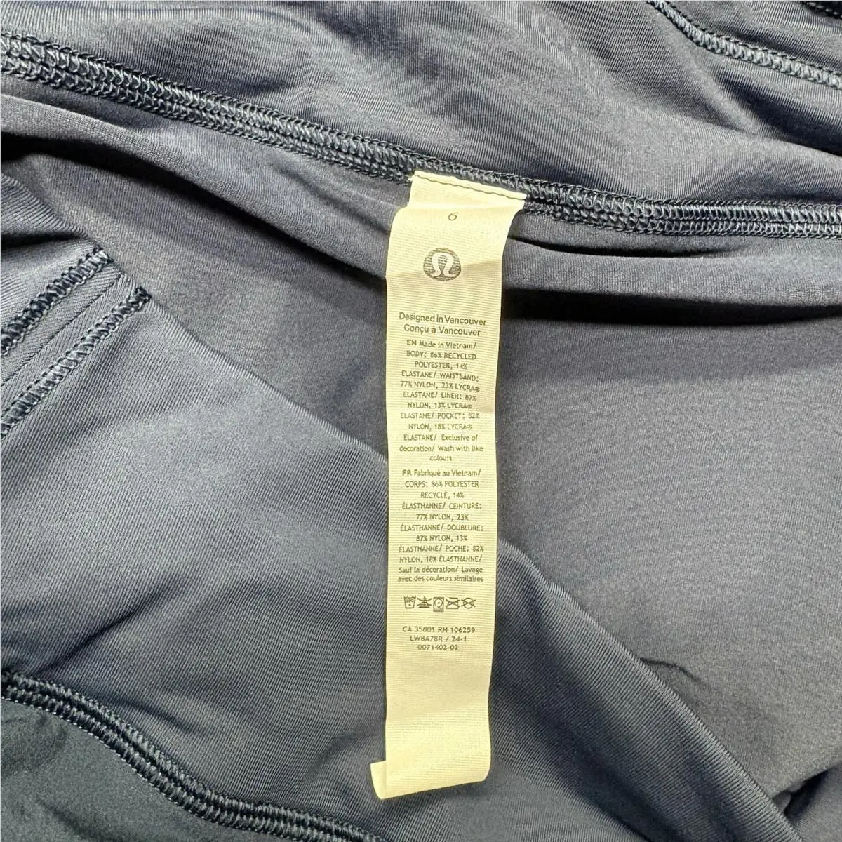 Lululemon clothing - LW8A78R - LW8A78R - Blue 4