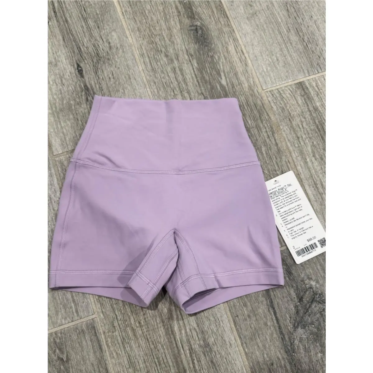 Lululemon Align No Line High-rise Short 4 Lavender Ether Sizes 2 or 4