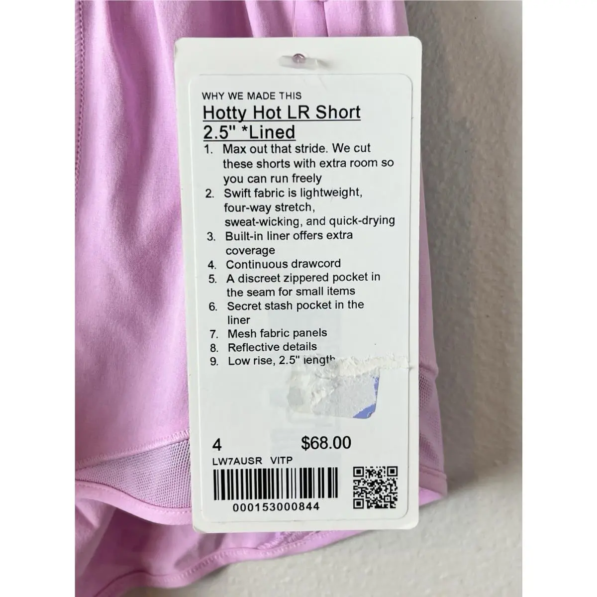 Lululemon clothing - Hotty Hot - Hotty Hot - Vita Pink 2