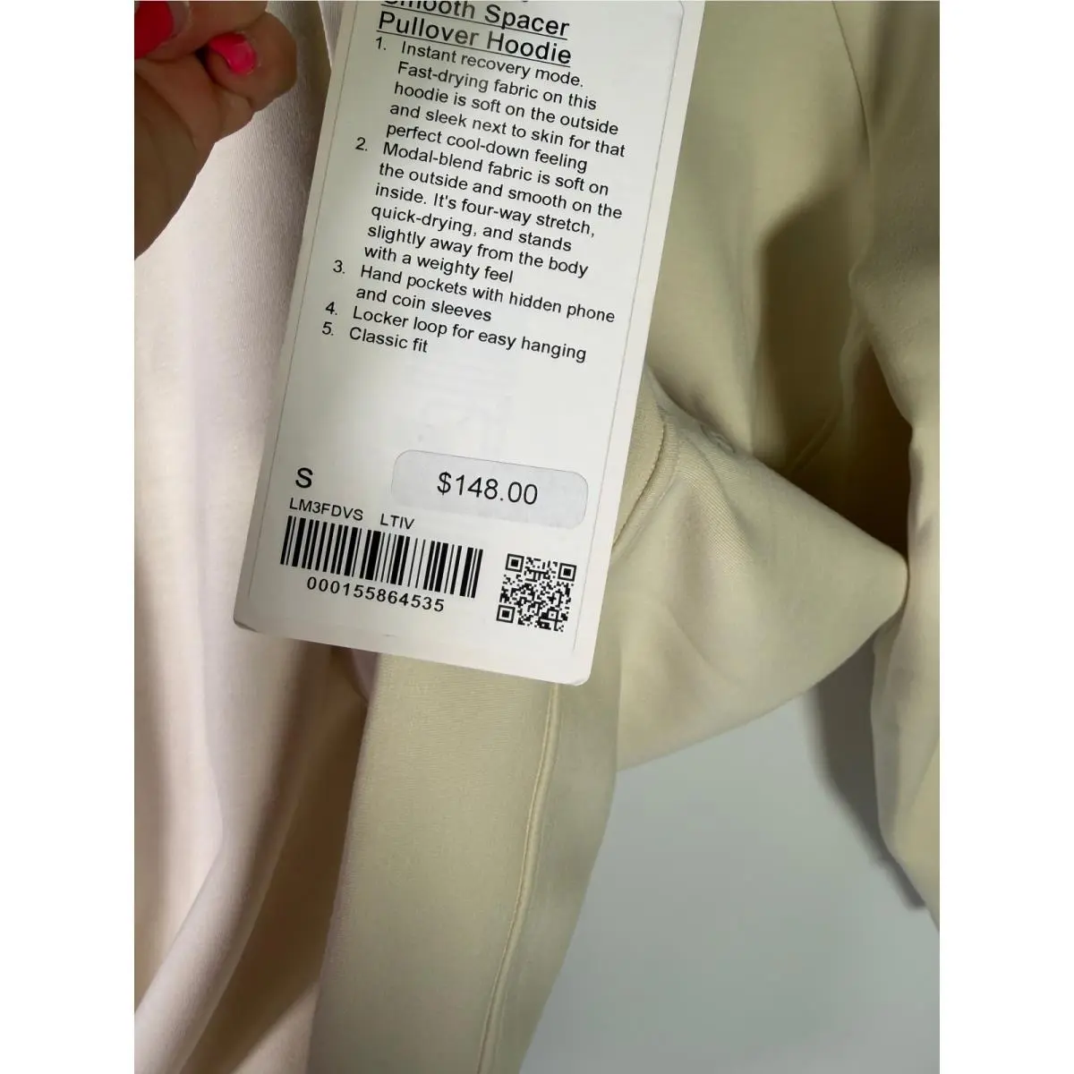 Lululemon clothing - Cream 1