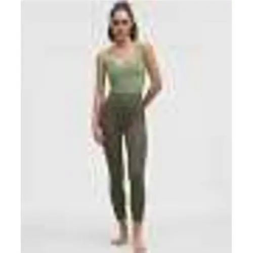 Lululemon Align HR Pant 28 Women`s Size 4 Olive Green Yoga Leggings Read