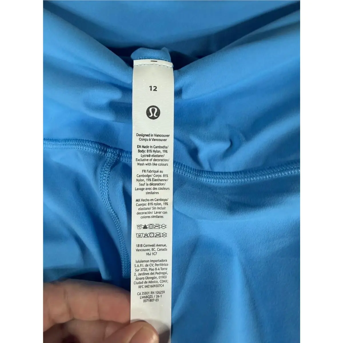Lululemon clothing - NA - Blue 2