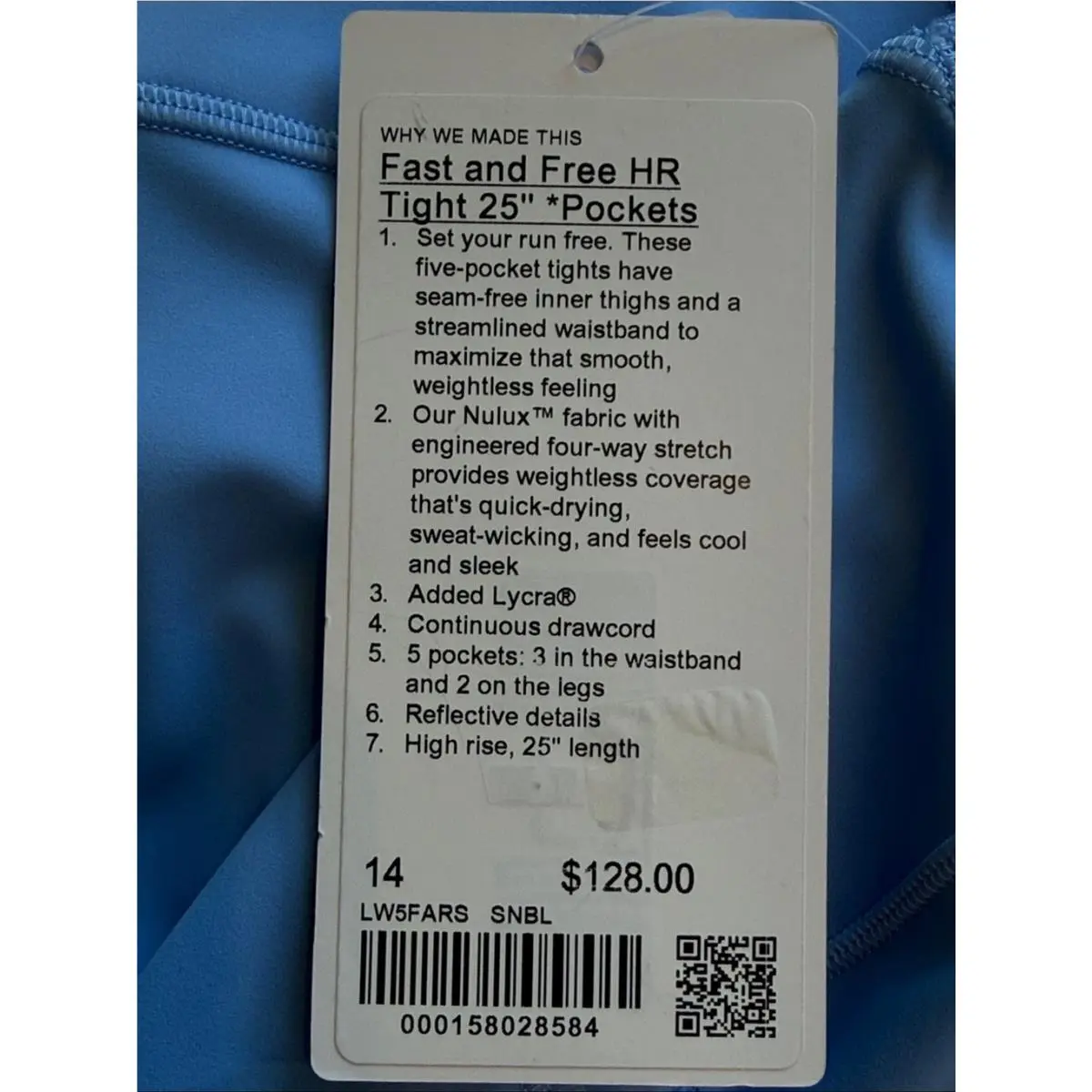 Lululemon clothing - Blue 4