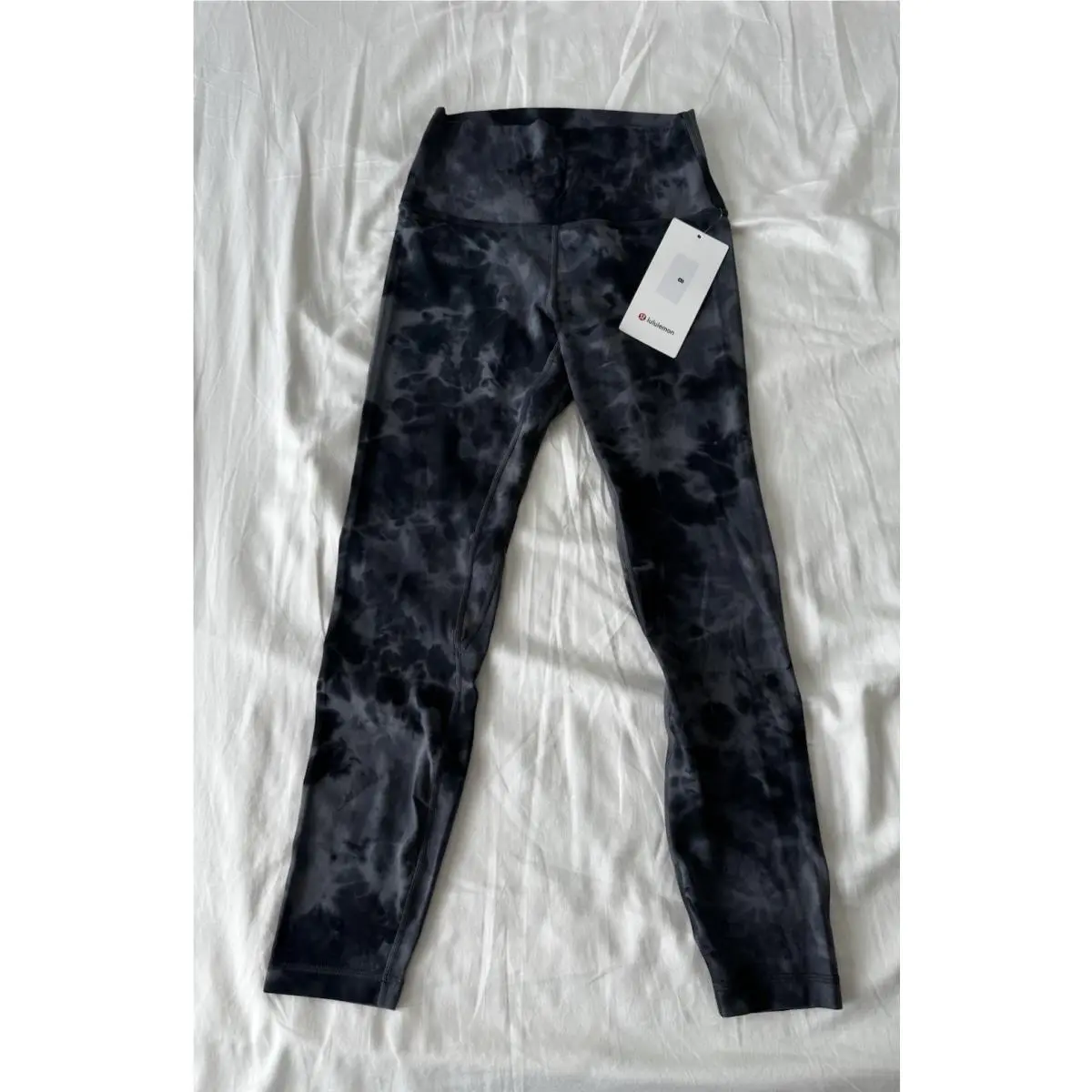 Lululemon Align High Rise HR Pant 25” Size 6 Legging Pant Diamond Dye Gray