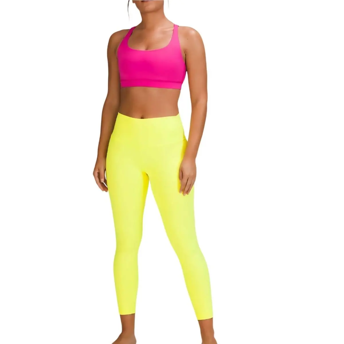 Lululemon Wunder Under High Rise Tight 25 Highlight Yellow Size 14