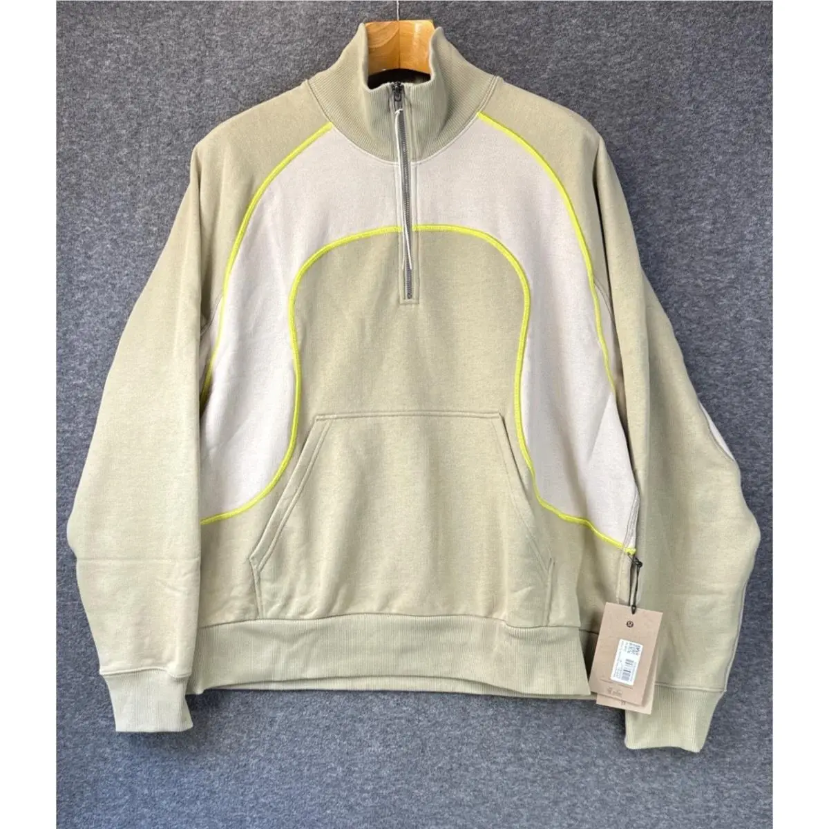 Lululemon Heavyweight French Terry 1/4 Zip Men XL Slnsh Collab Saul Nash LM3FJIS
