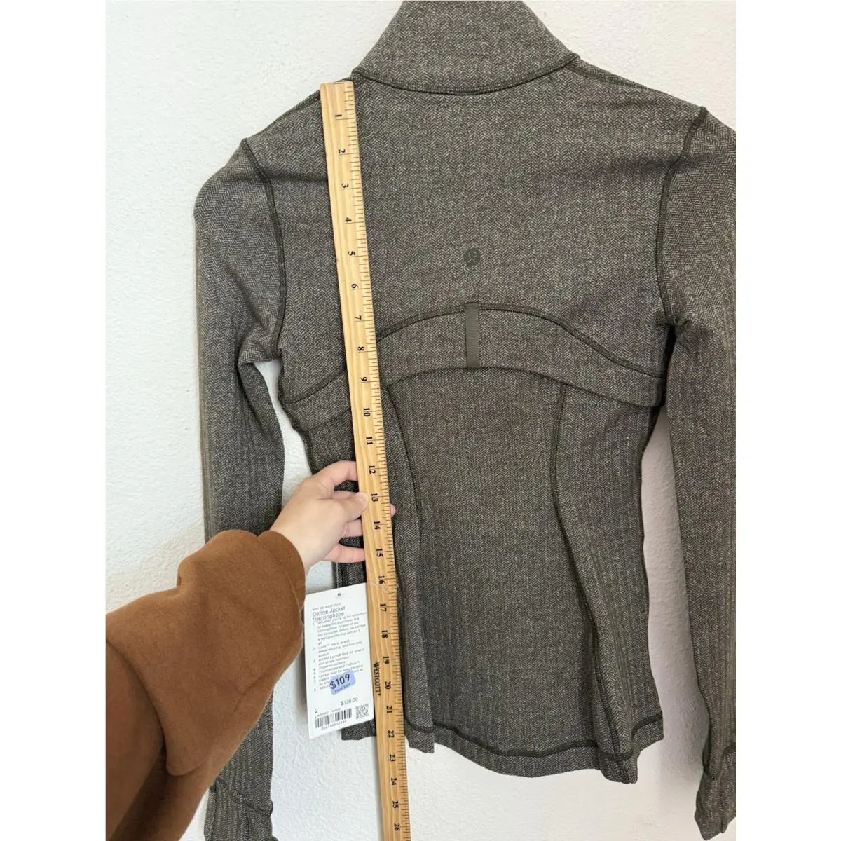 Lululemon clothing - Define Jacket Herringbone - Define Jacket Herringbone - LW3KMIS HHDO - Gray 5