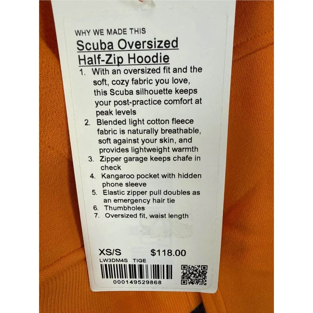Lululemon clothing - Orange 2
