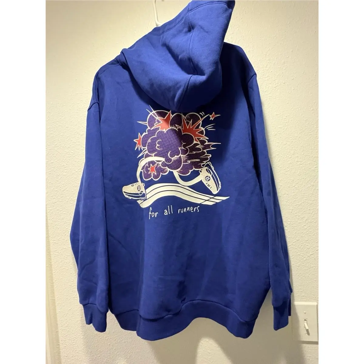 Lululemon Men’s Steady State Pullover Hoodie Graphic Blue Size Xxl
