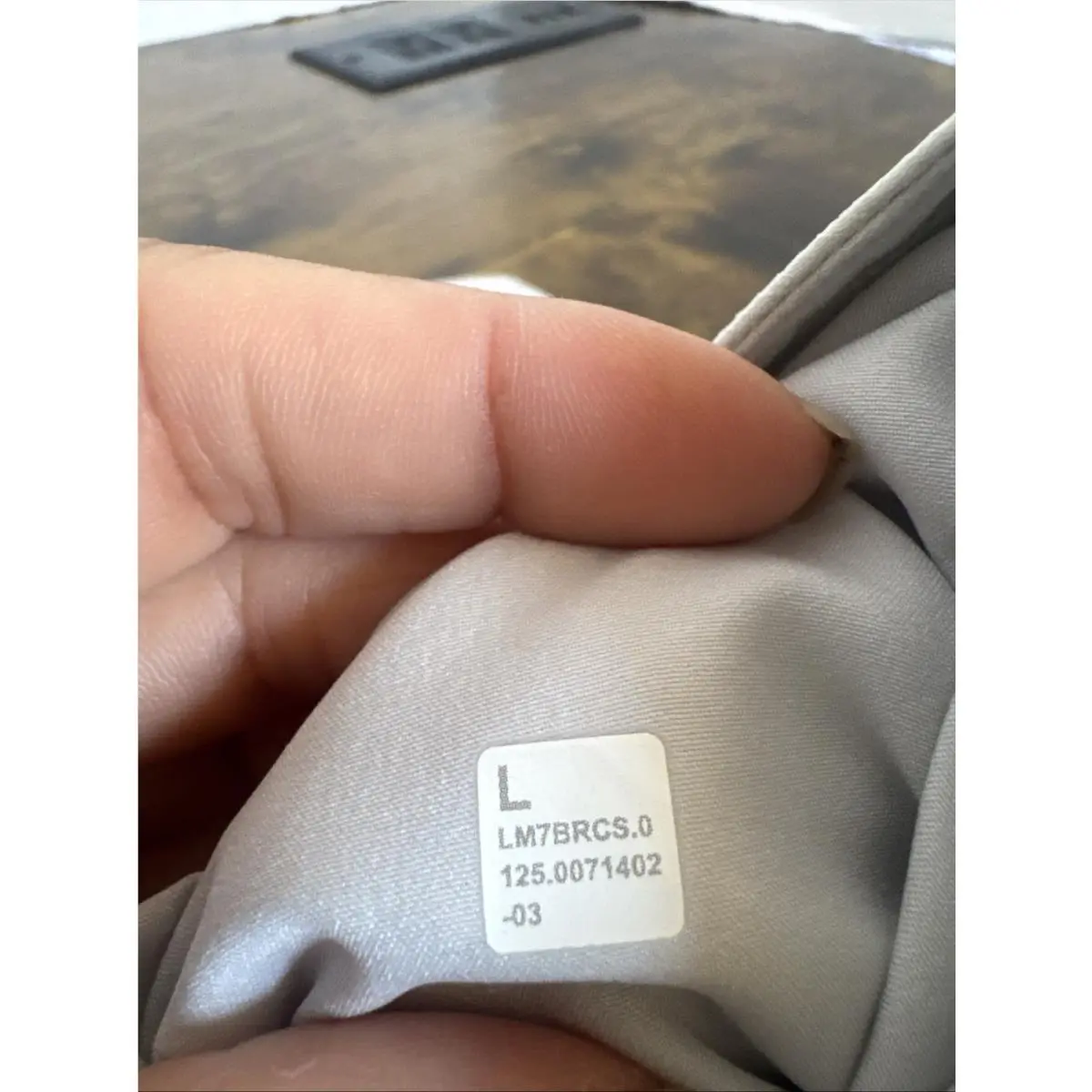 Lululemon clothing - LM7BRCS - Vapor Light Grey Gray 4