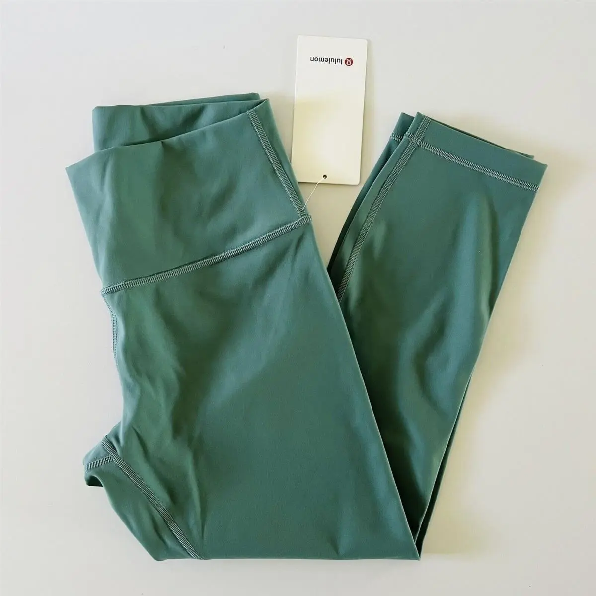 Lululemon Athletica Tidewater Teal Wunder Under HR Crop 23 Leggings- US 10