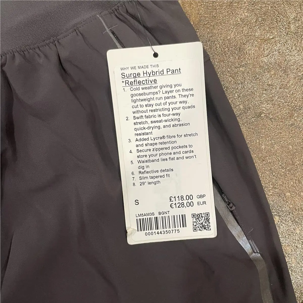 Lululemon clothing - Lululemon Surge Hybrid - Surge Hybrid - Gray 0
