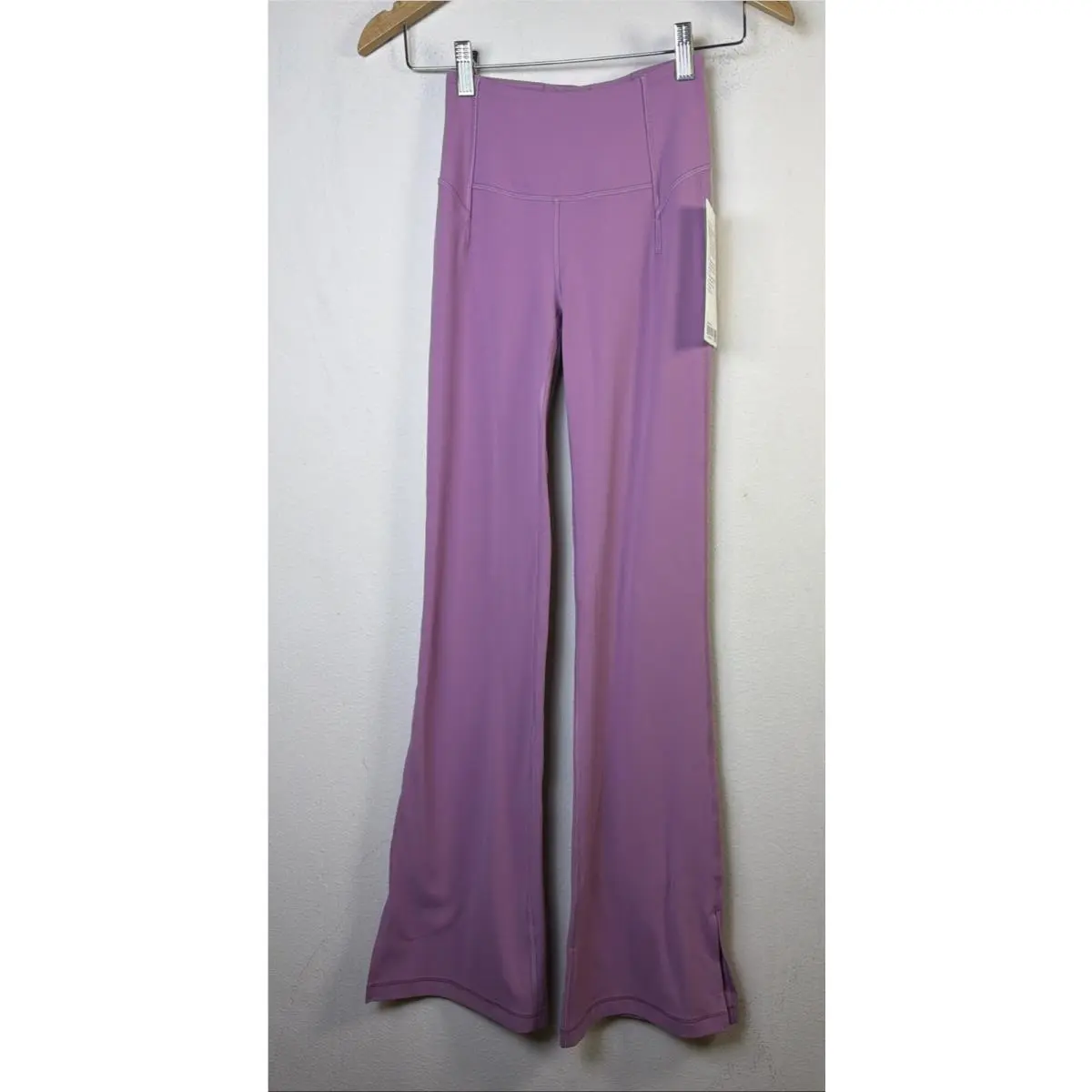 Lululemon Groove Pant Super HR Flare Pants Nulu Size 2 Lavender Purple Yoga