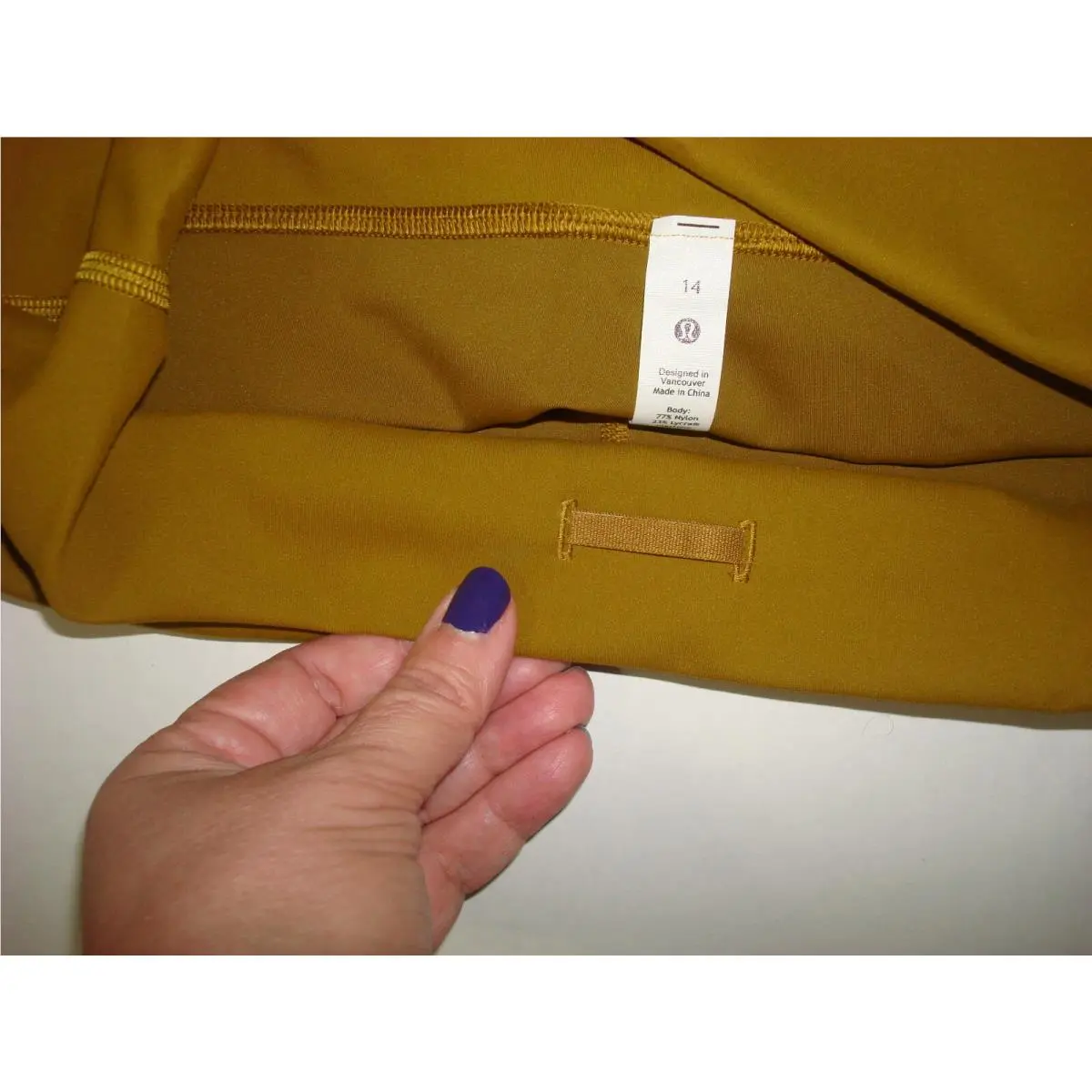 Lululemon clothing - Gold 3