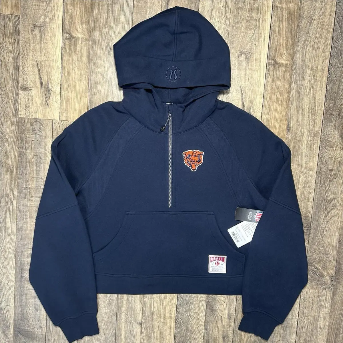 Women`s Nfl Chicago Bears Lululemon Scuba Oversized Half-zip Hoodie Xl/xxl