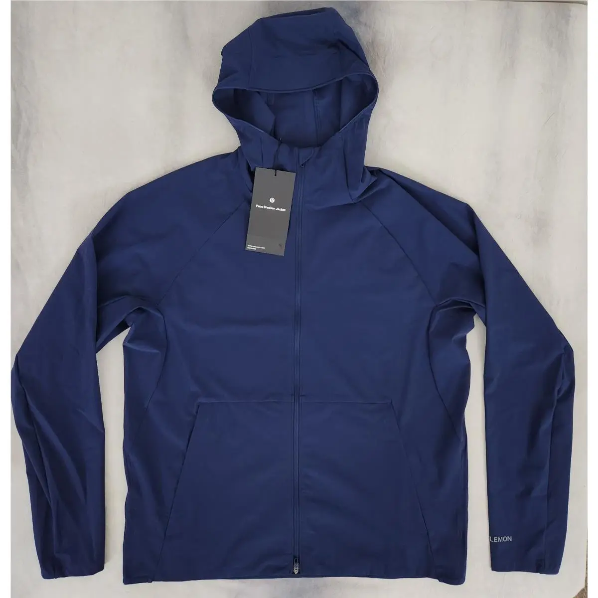 Lululemon Pace Breaker Jacket Club Blue Men`s Large LM4APWS