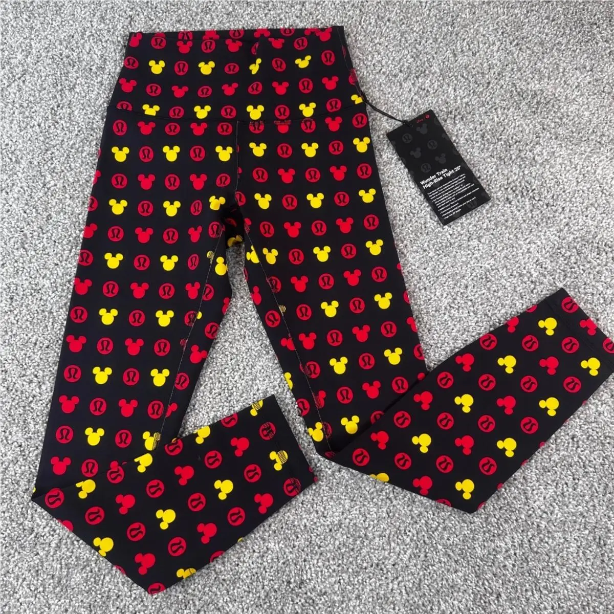 Lululemon Disney Wunder Train High Rise 25 Womens 4 Legging Athleisure Gym