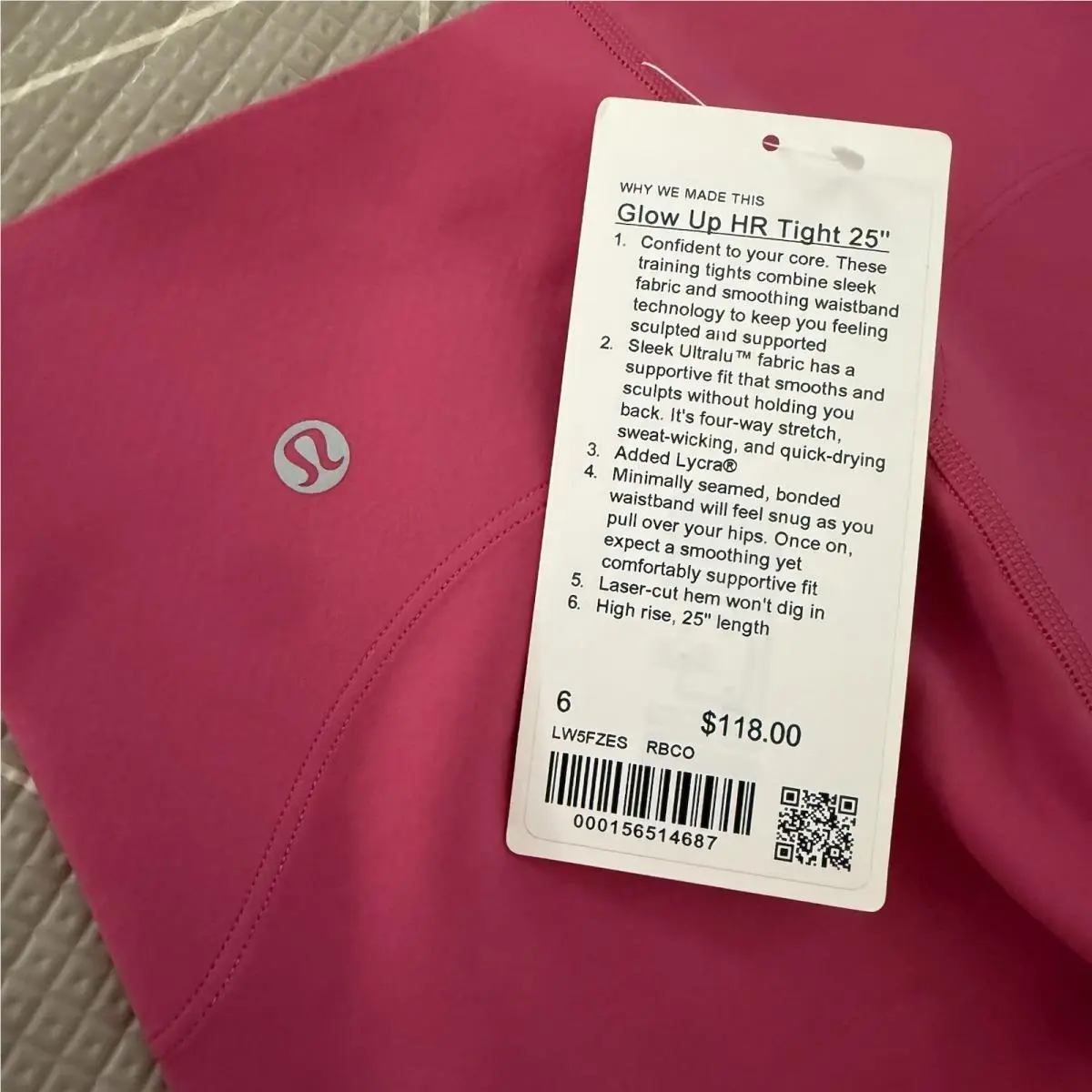 Lululemon clothing - Pink 1