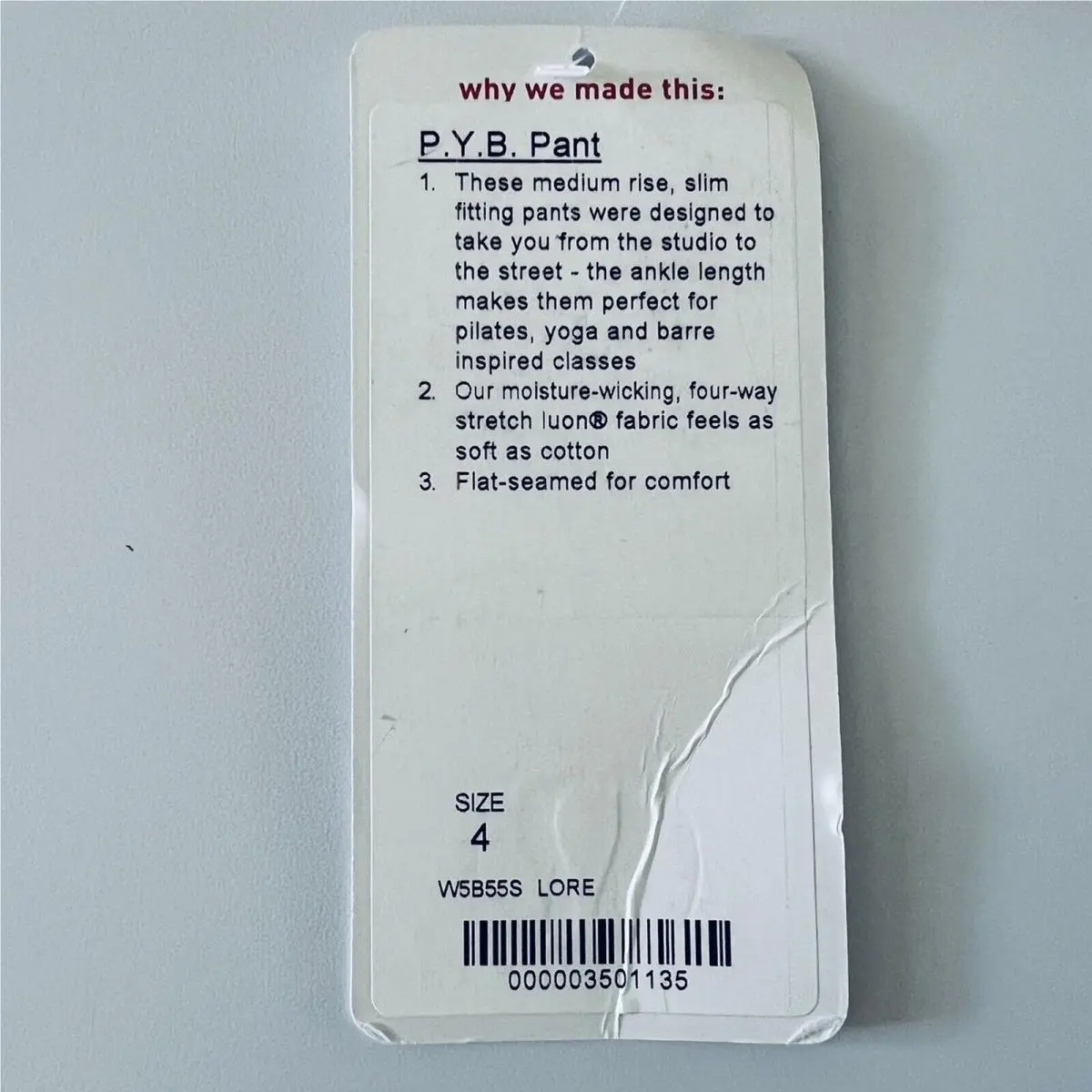 Lululemon clothing - Red 5