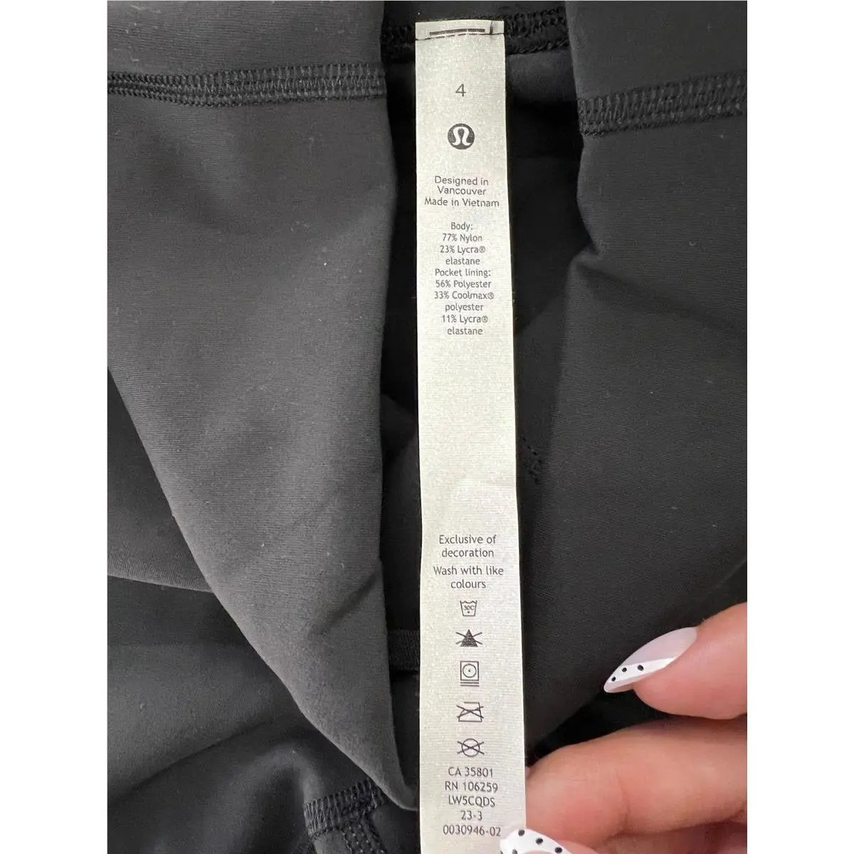 Lululemon clothing - vs-200417 - vs-200417 - Black 5