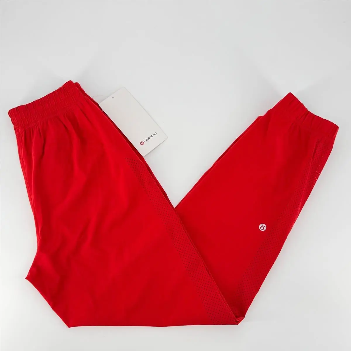 Lululemon Adapted State MR Jogger Perf Stripe Dark Red Size 0 LW5HZLS