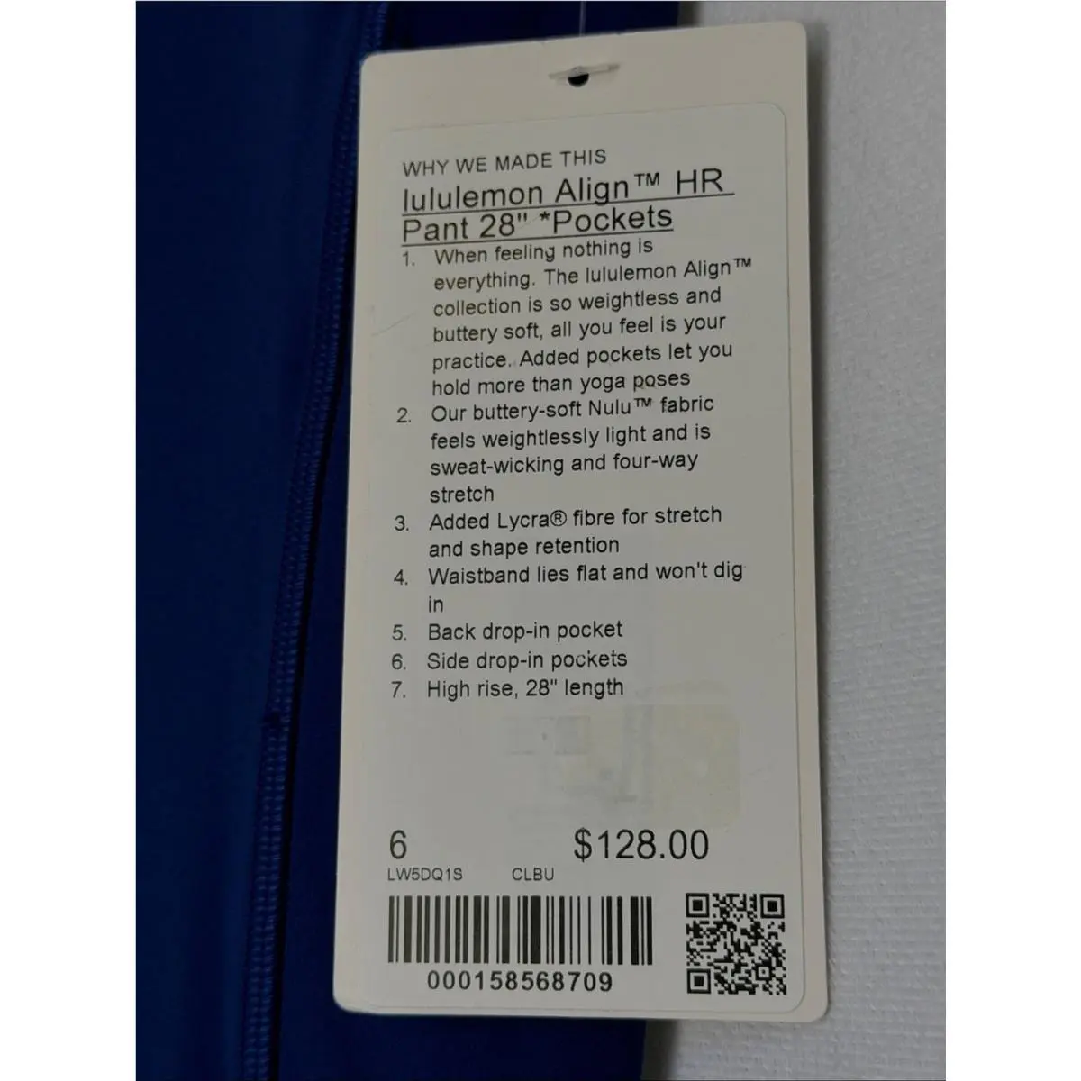 Lululemon clothing - Blue 2