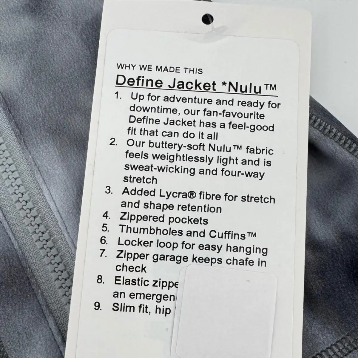 Lululemon clothing - Lululemon Define Jacket Nulu - Define Jacket Nulu - Gray 3