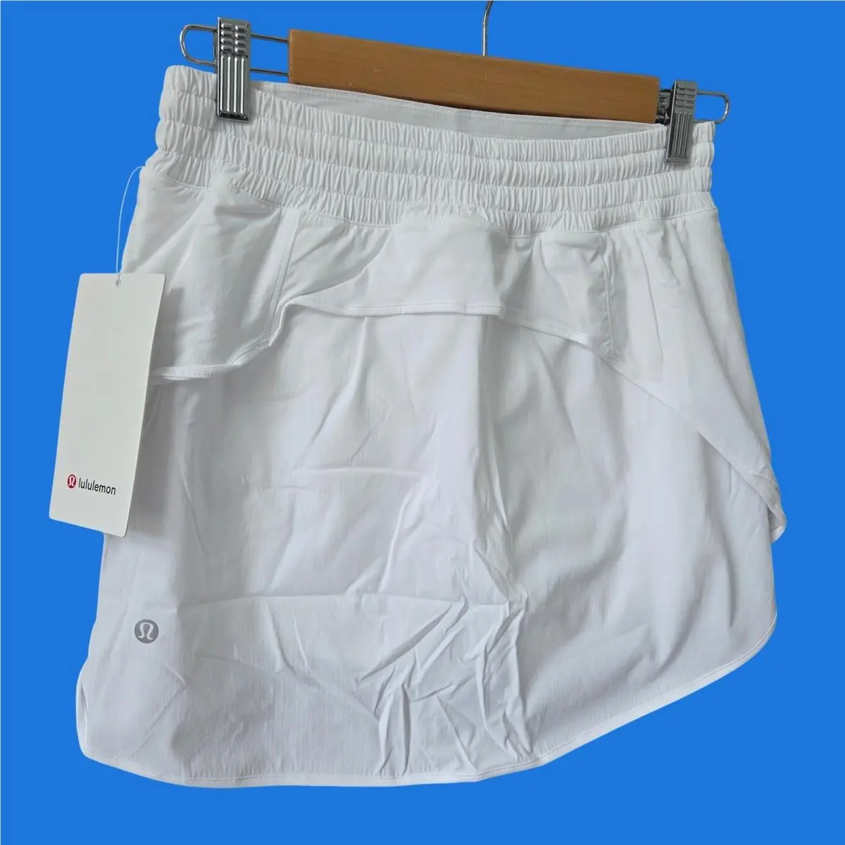 Lululemon Hotty Hot High-rise Skirt Running Skort Athletic White Size 6