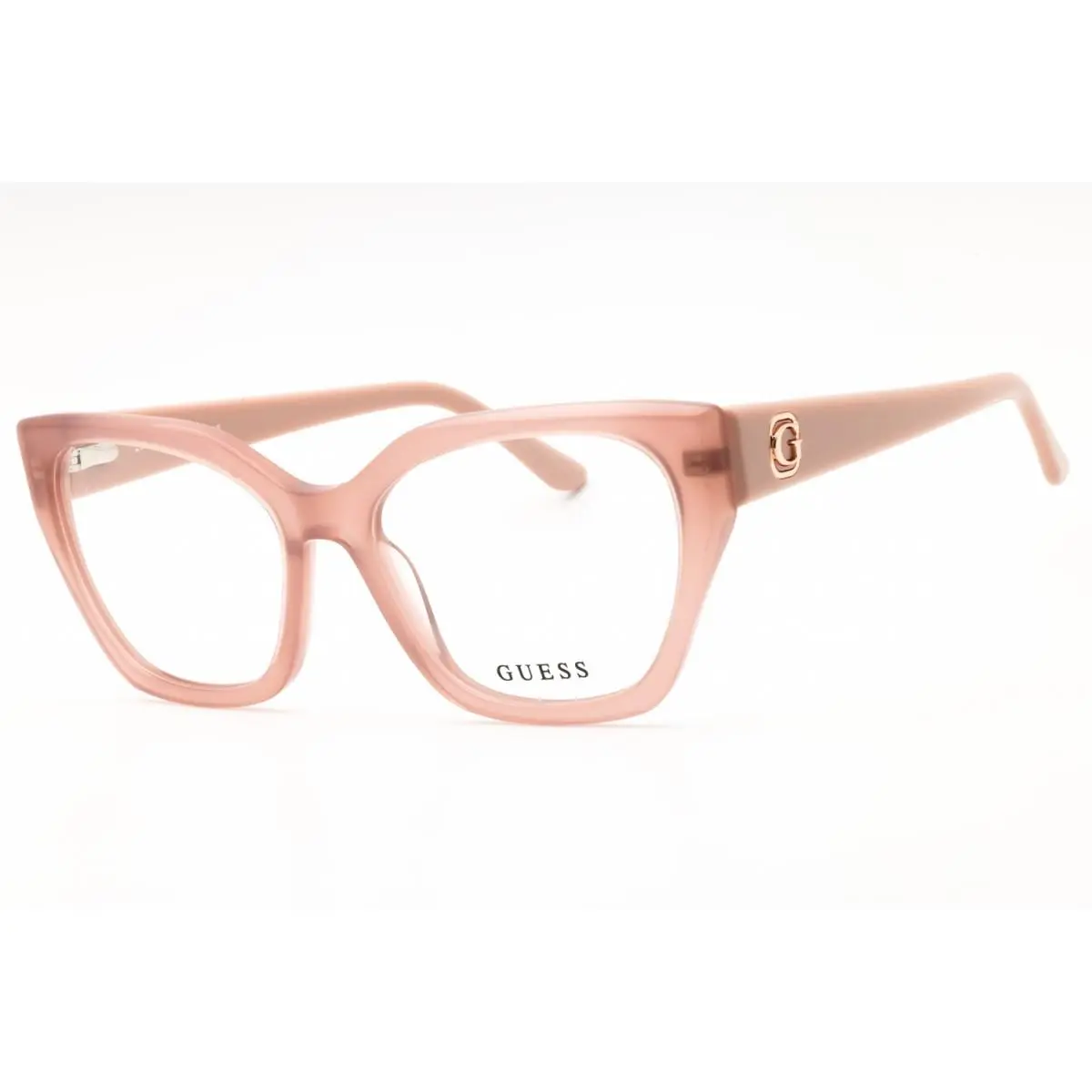GU50112 0575 Shiny Beige 55mm Eyeglasses by Guess