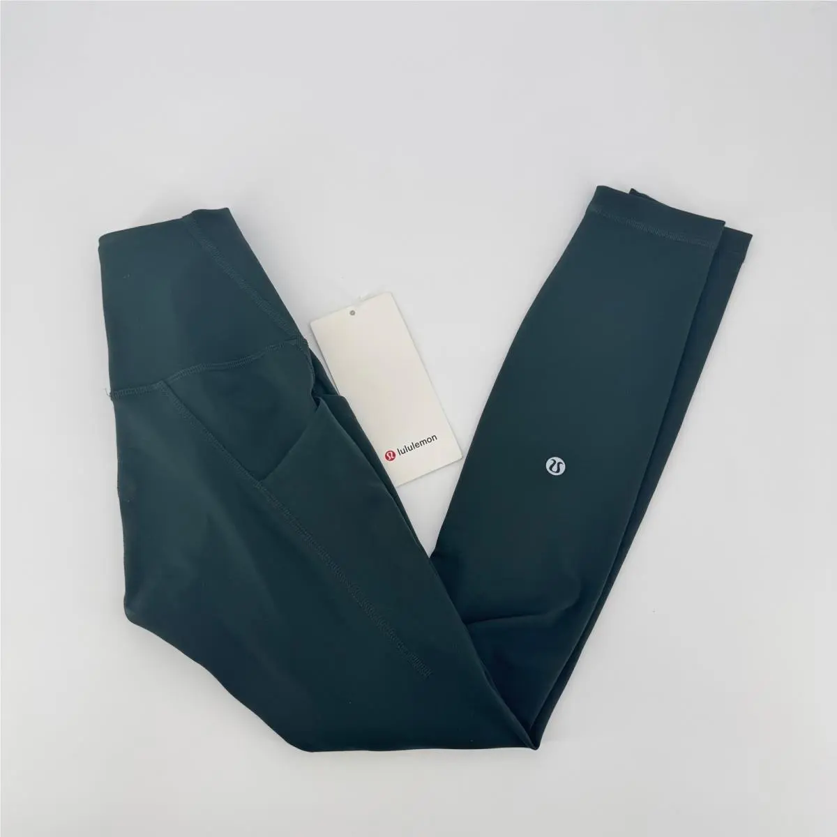 Lululemon Wunder Train HR Tight 25 Pockets Rain Forest Green LW5EPSS Size 0