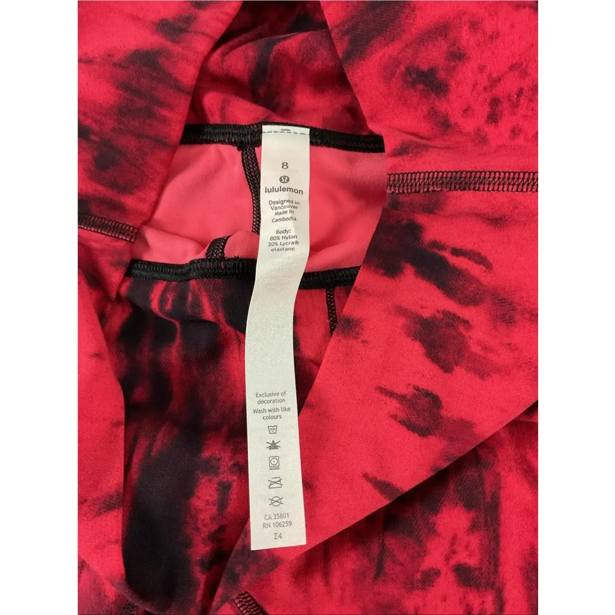 Lululemon clothing - Red 1