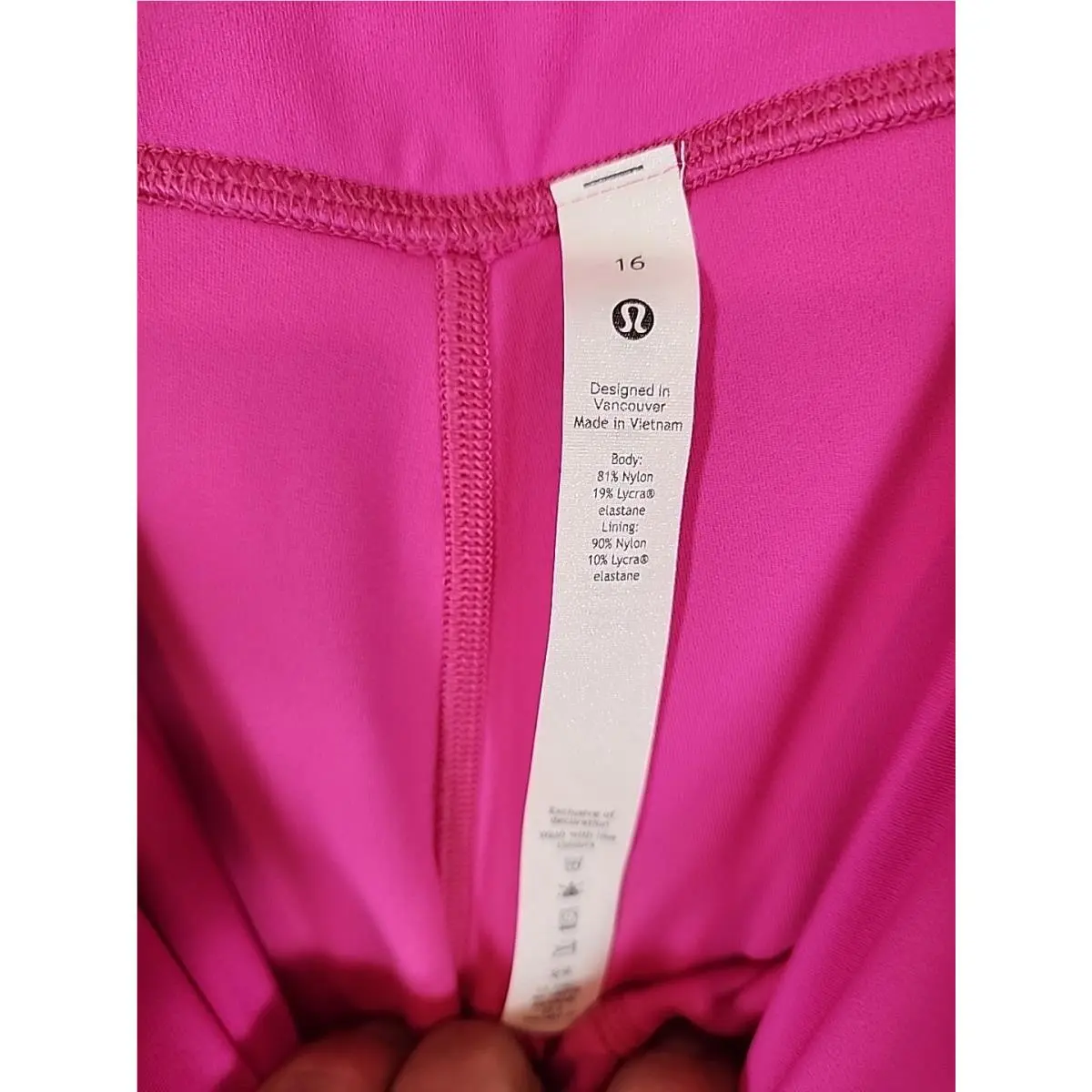 Lululemon clothing - dark pink 5