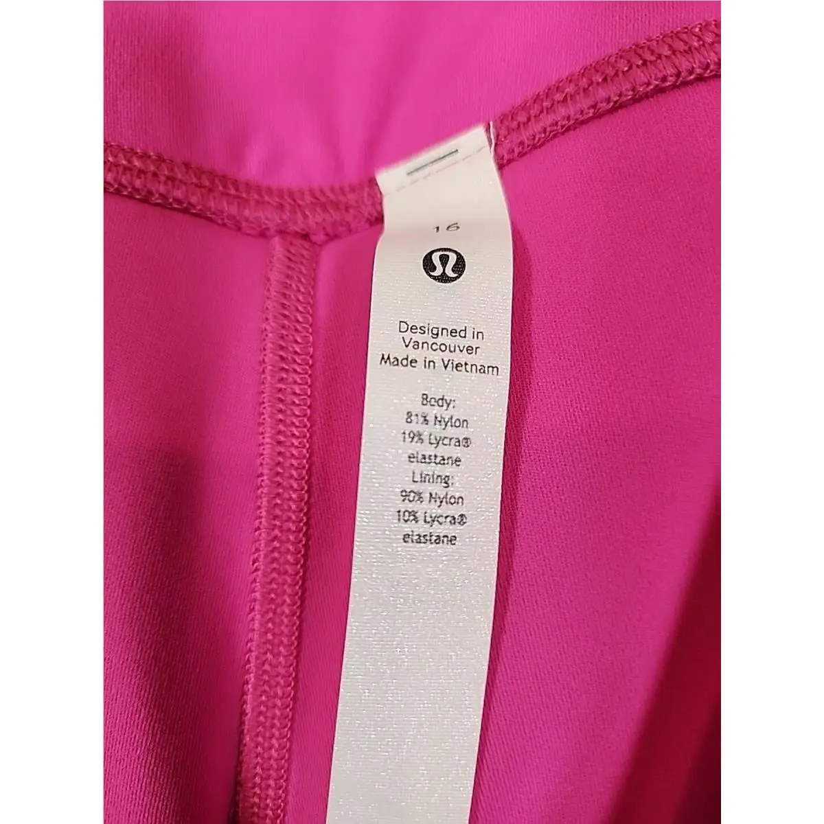 Lululemon clothing - dark pink 6