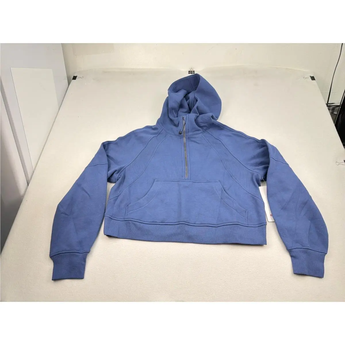 Lululemon Scuba Oversized Half-zip Hoodie Brilliant Blue LW3HTOS Womens M/l