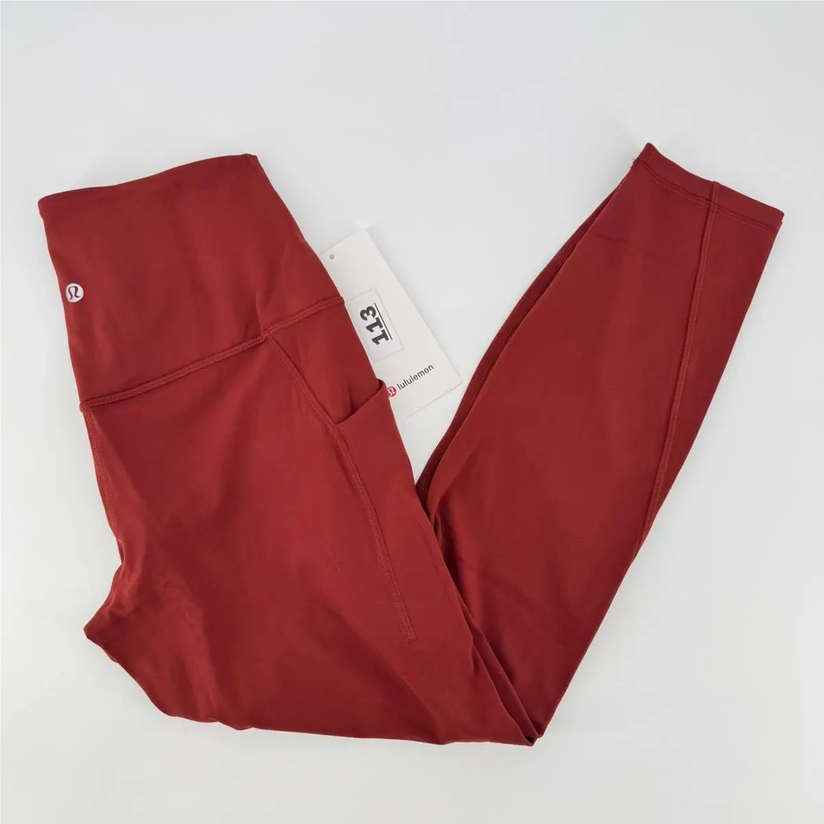 Lululemon Align HR Pant 25 Pockets Cayenne Red Nulu Leggings LW5GHFS Size 10