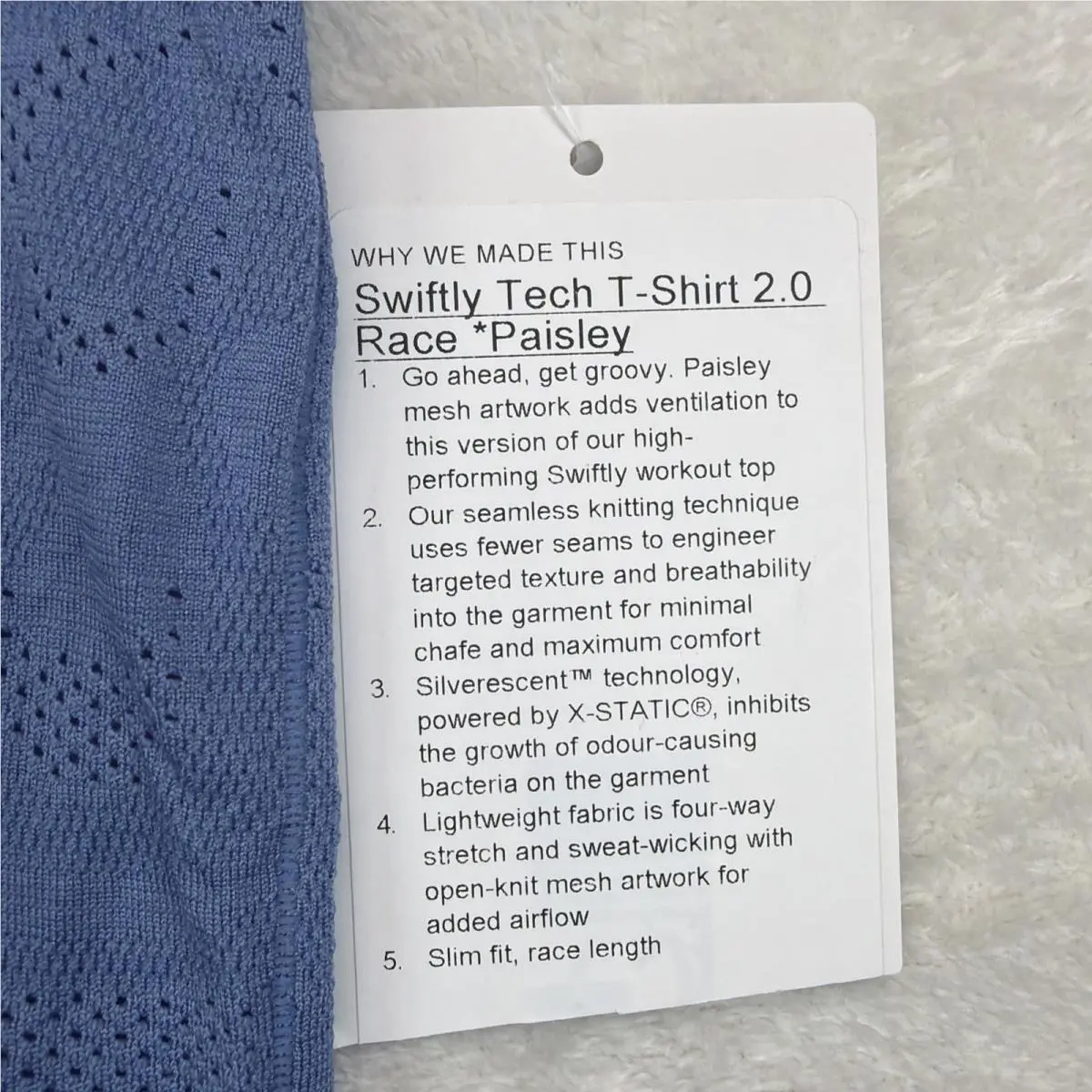 Lululemon clothing - Blue 1
